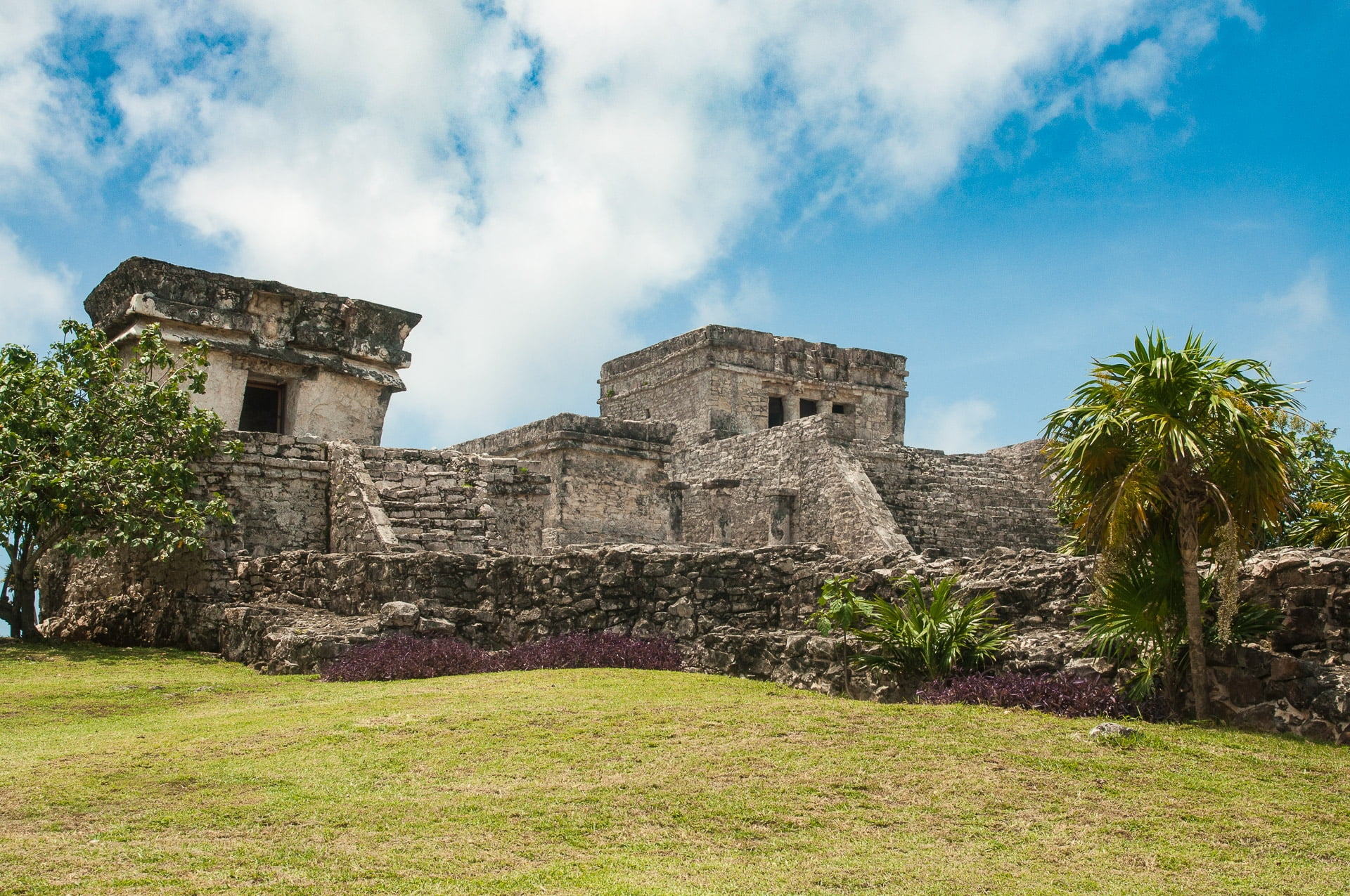 el castillo, ruines de Tulum au Mexique