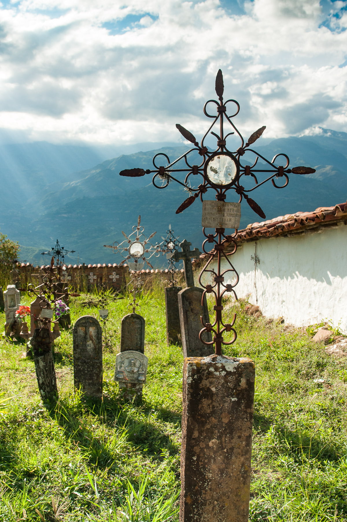 Le cimetière de guane en Colombie