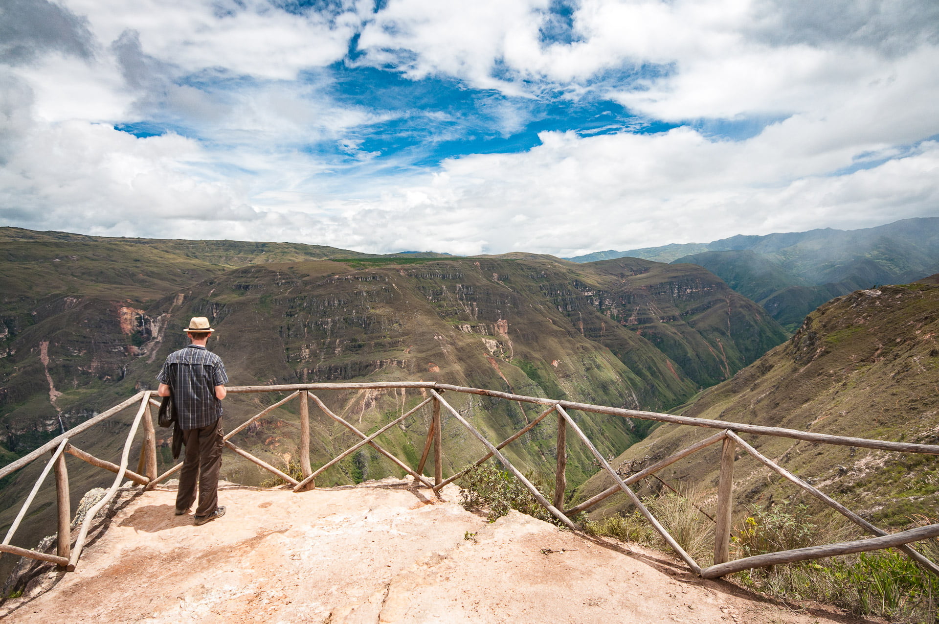 Canyon au mirador de Huancas