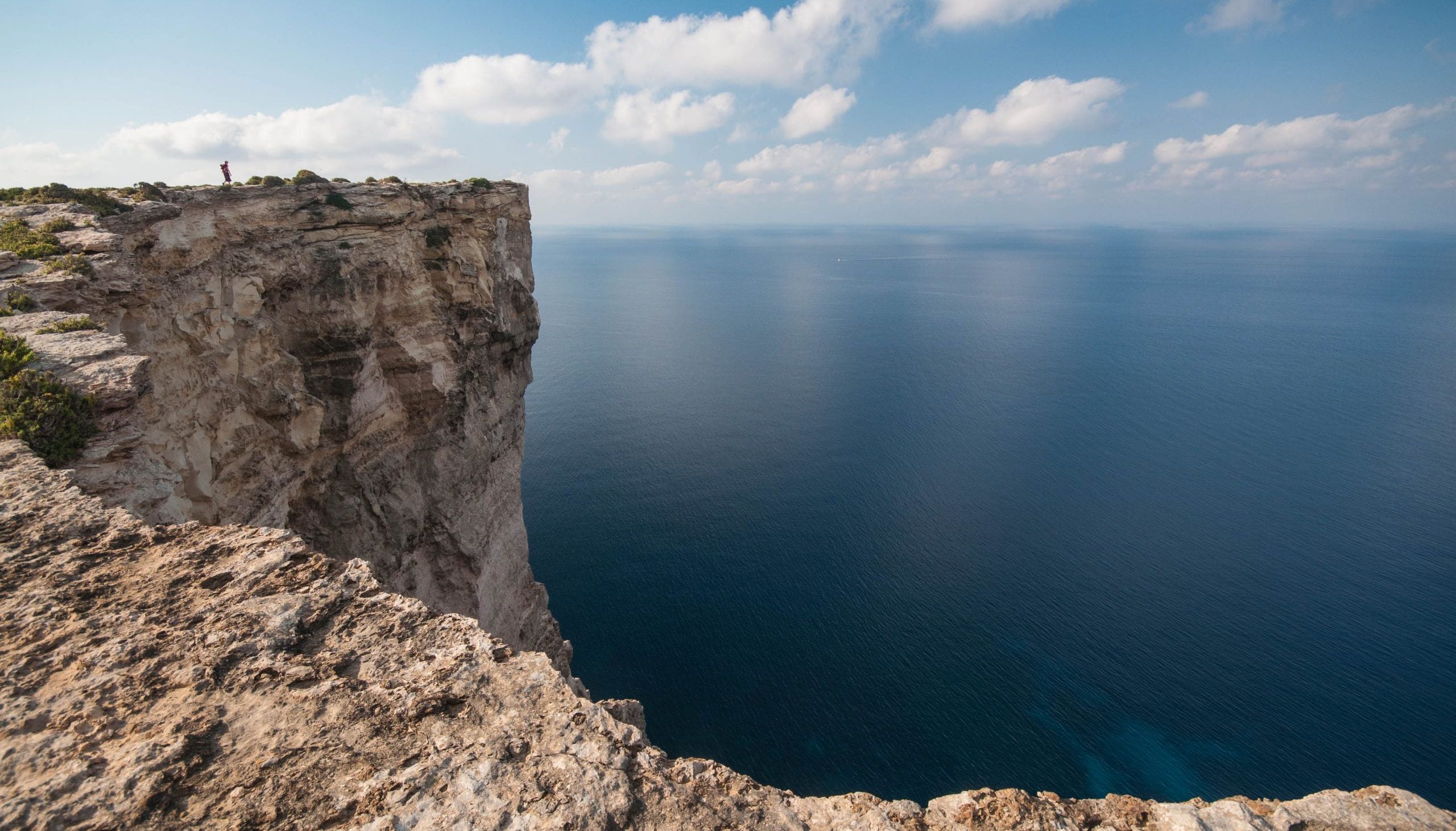 vertige falaise malte