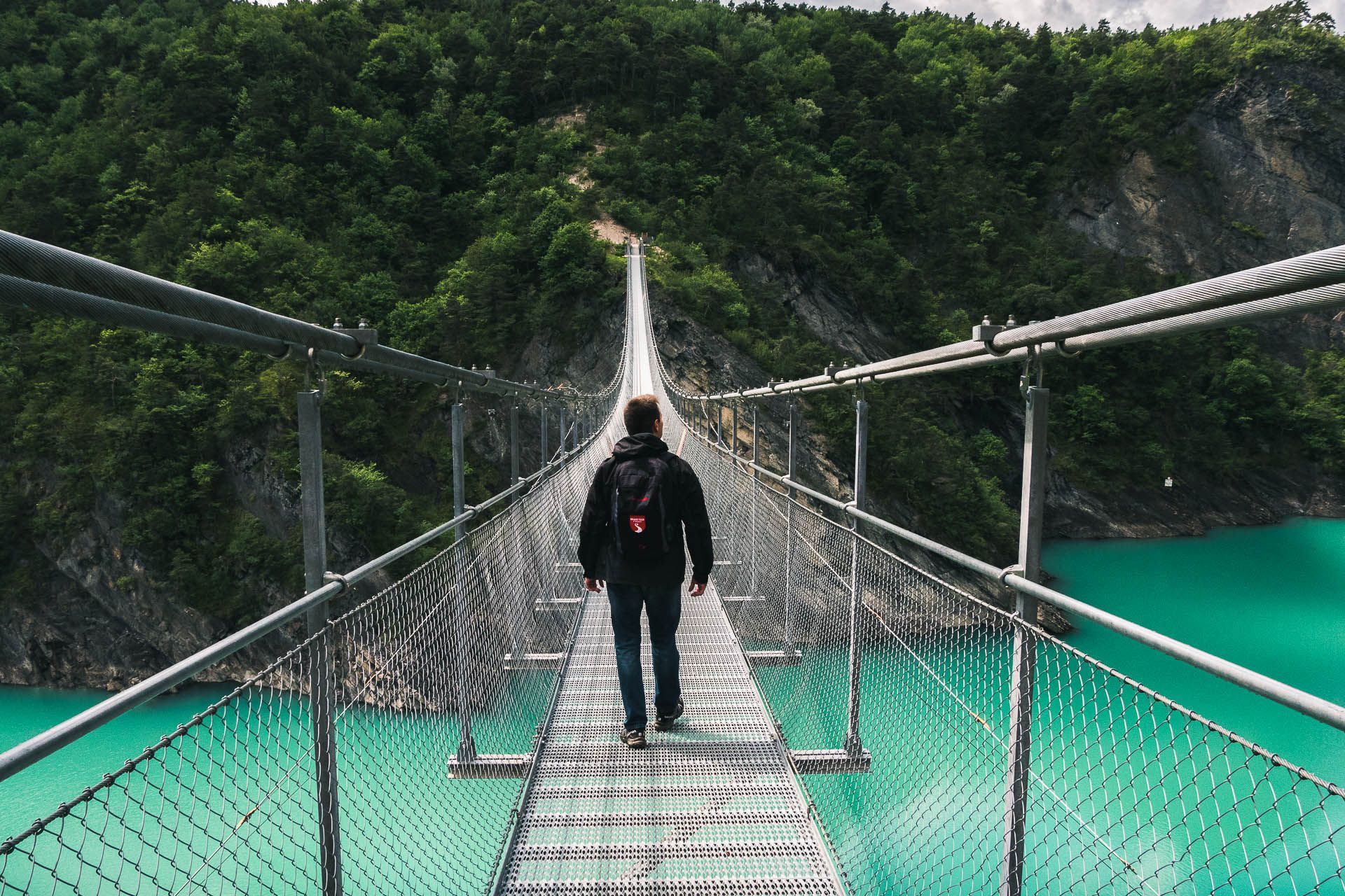 trieves passerelle lac monteynard