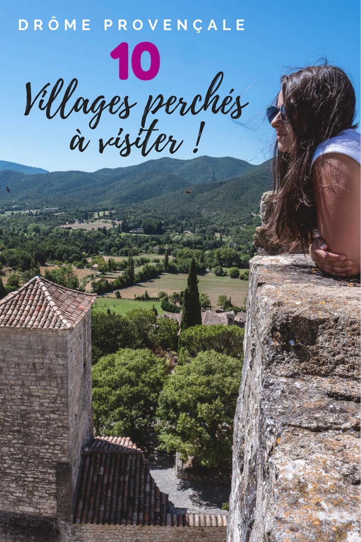 les villages perchés de la drôme provençale en France
