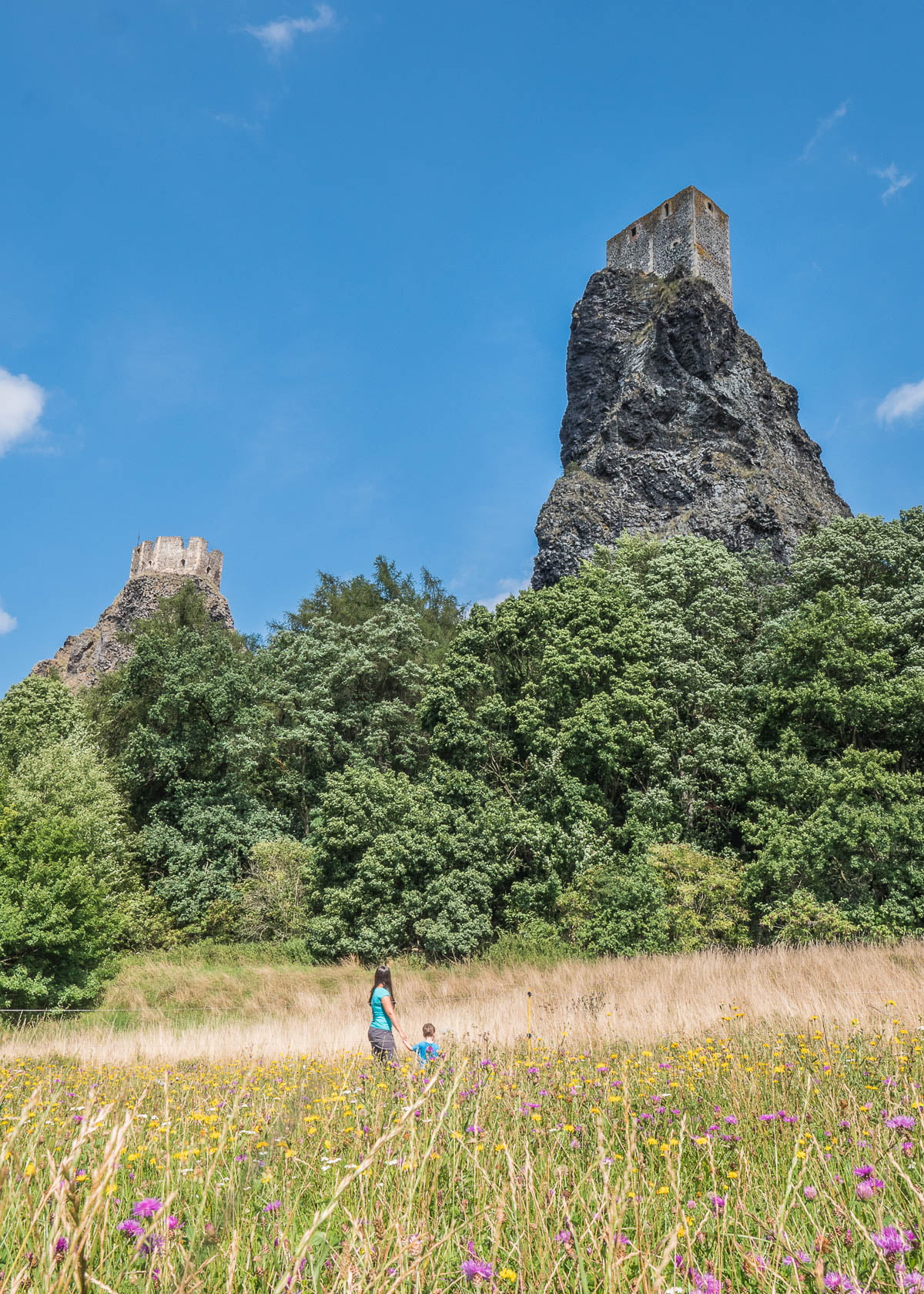paradis tchèque château de Trosky