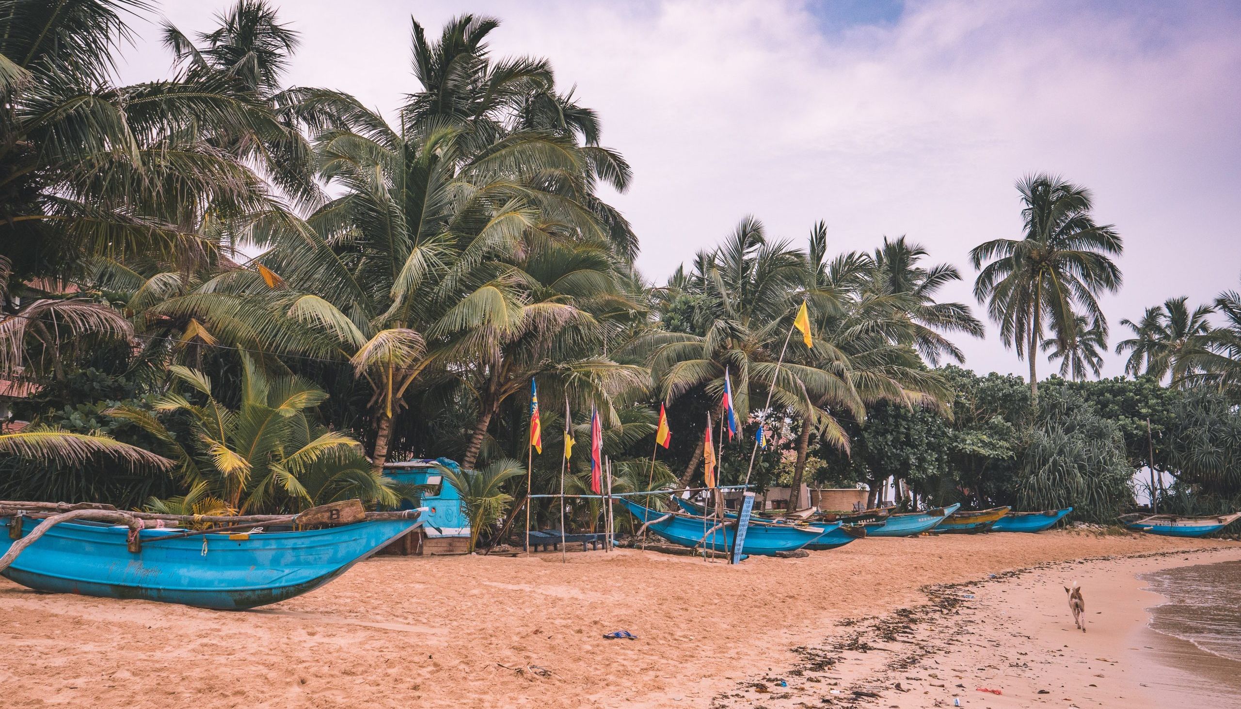 plage hikkaduwa au Sri lanka