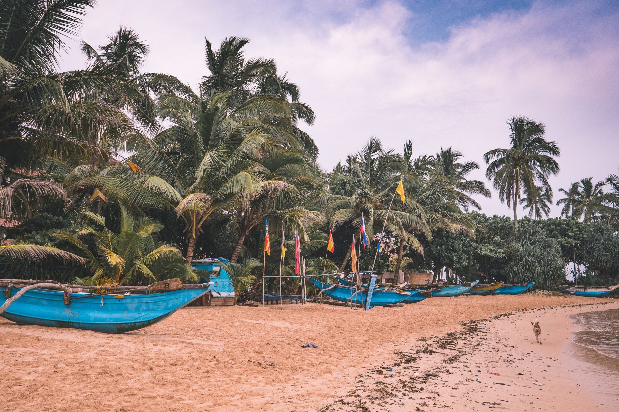 plage hikkaduwa au Sri lanka