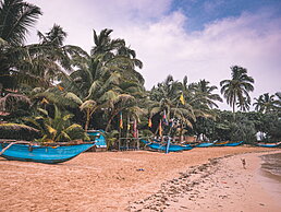 plage hikkaduwa au Sri lanka