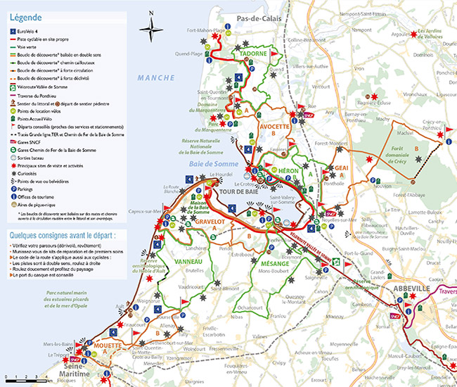 7 Circuits En V lo Dans La Baie De Somme Veloroute