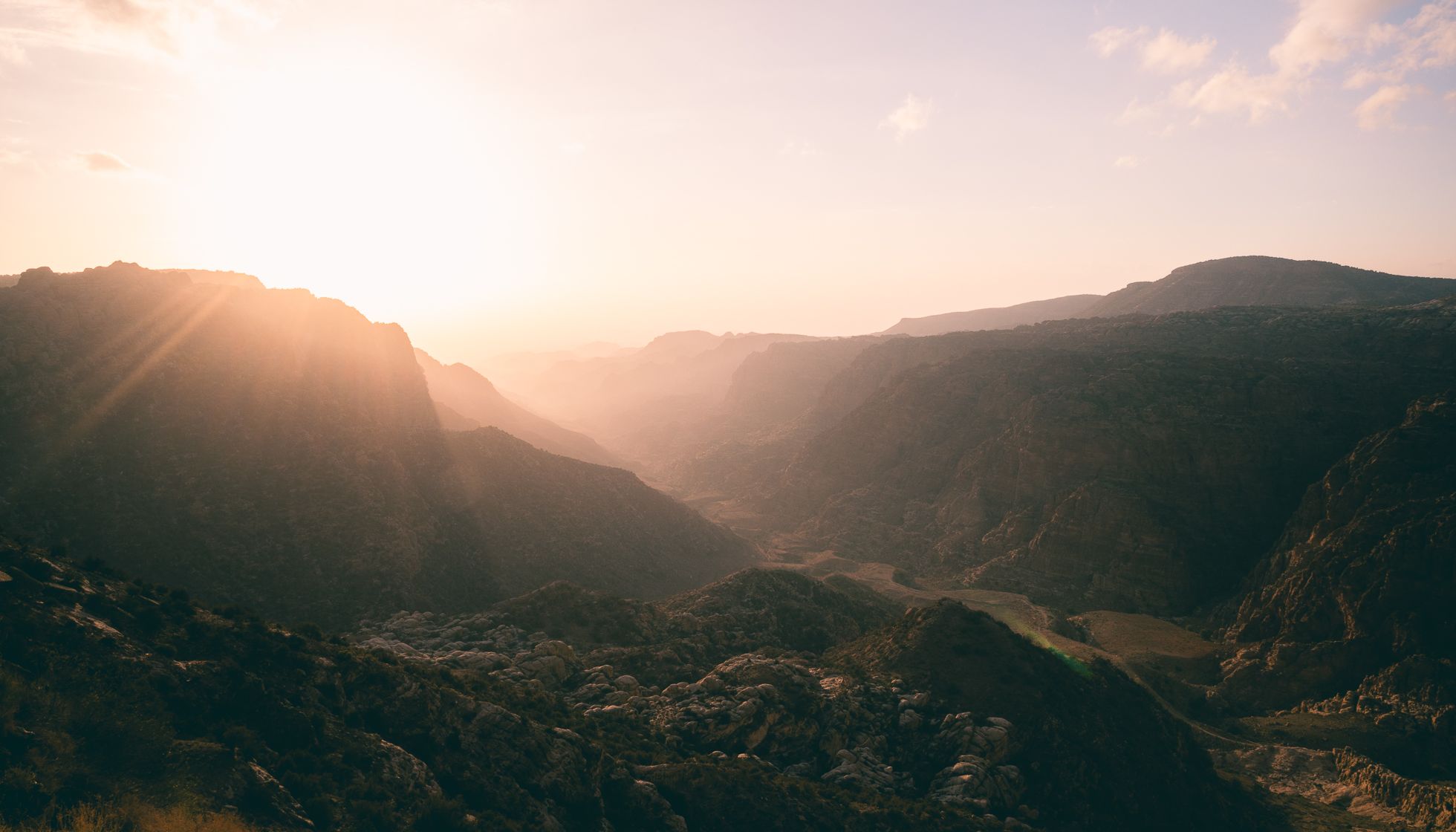 vallée de Dana Jordanie
