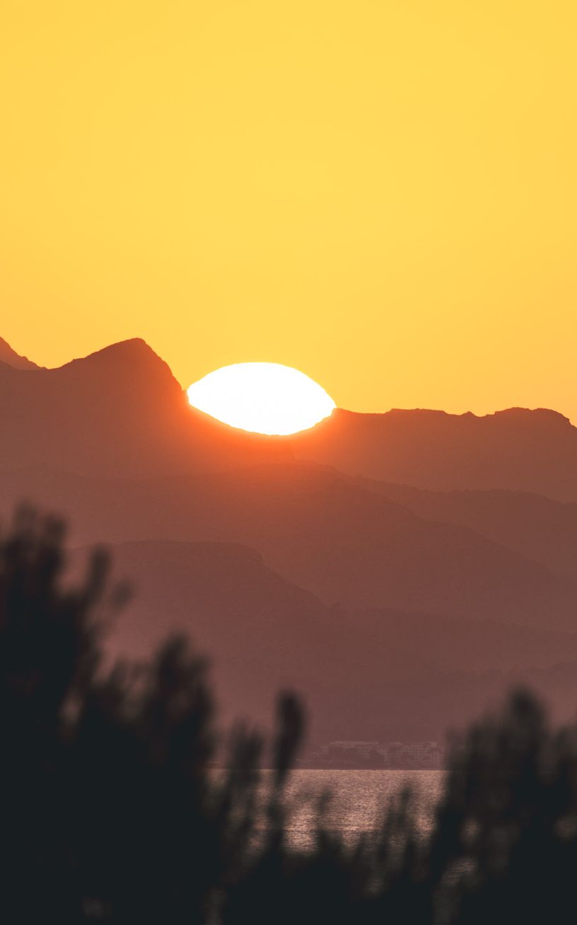 coucher de soleil à Majorque