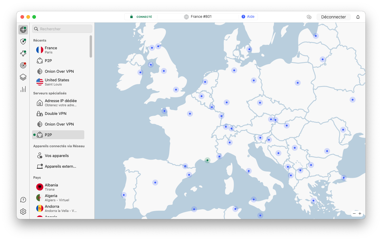 avis nordvpn voyage