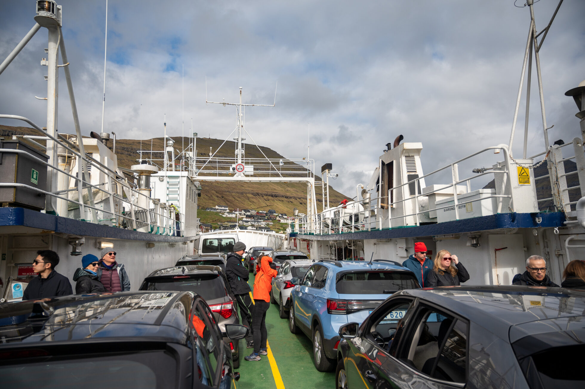 passage de ferry en voiture aux îles féroé