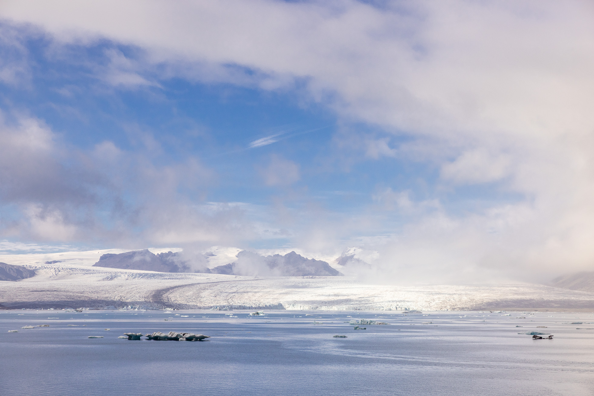 glacier à visiter sur la côte sud en Islande